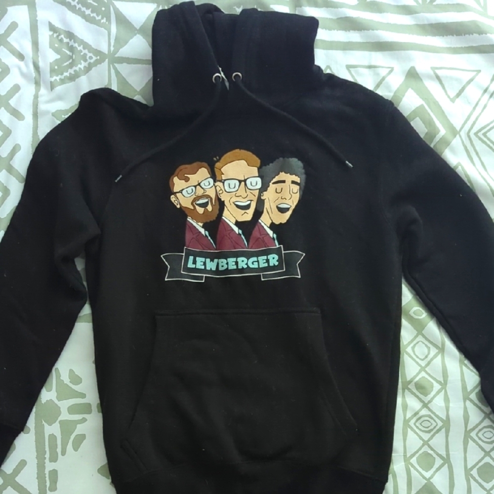 Unisex Rare Black Lewberger Hoodie